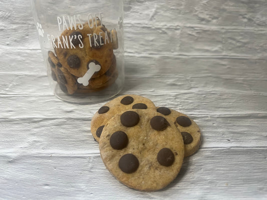 Large Chocolate Chip Dog Cookies